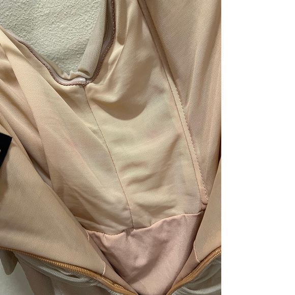 NEW Size S Nookie x REVOLVE Dita Mesh Gown in Nude Tan Beige REVOLVE MSRP $369 - Picture 9 of 9